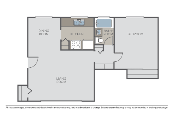 1Bed 1Bath at Hillsdale Garden Apartments, San Mateo, California