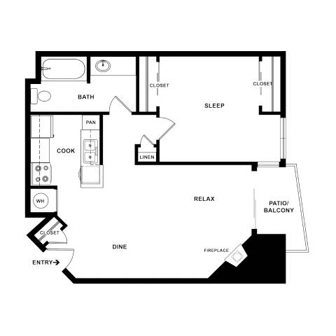 a blueprint of a floor plan of a house
