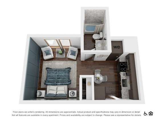 Studio-A at The Fitz Apartments, Portland