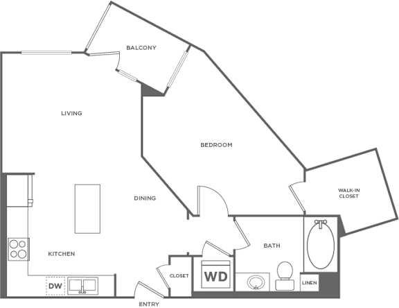 A black and white image of a house floor plan.