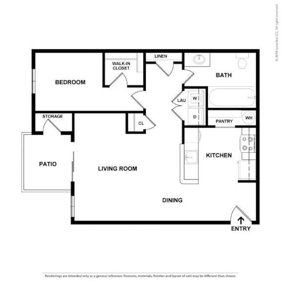 A black and white image of a house floor plan.