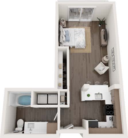 A small white bathroom with a toilet, sink, and a shower stall.