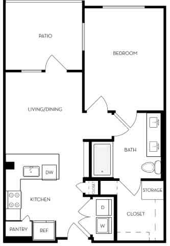 A black and white image of a house floor plan.