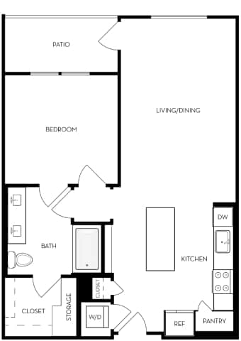 A black and white image of a floor plan for a house.
