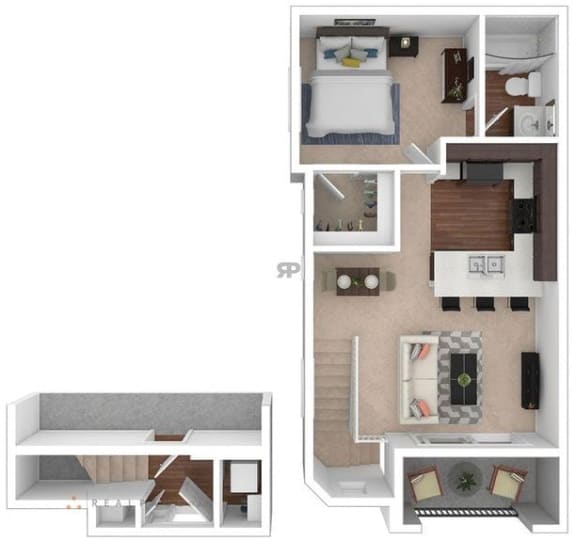 Floor Plan  T2 Floor Plan at Palomar Station, San Marcos, California