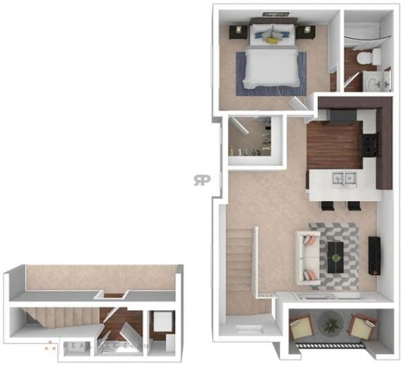 T3 Floor Plan at Palomar Station, San Marcos