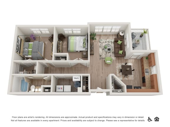 3D image of Lexington Floorplan