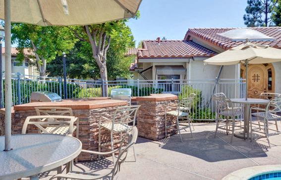BBQ Area  at Adagio, California