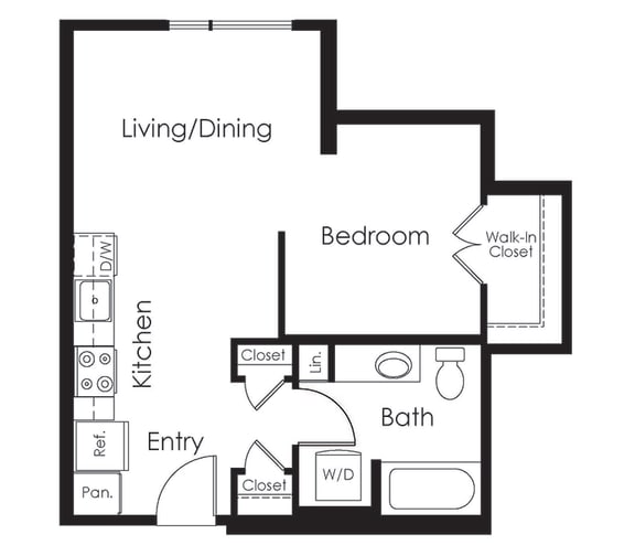 A6 one bedroom one bathroom