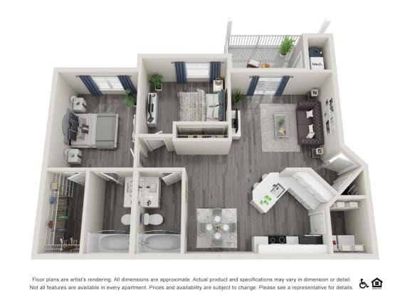 a 1 bedroom floor plan  sierra  2100 sq ft