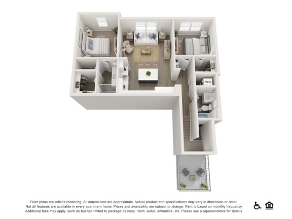 bedroom floor plan at 1800 square feet, opens a dialog