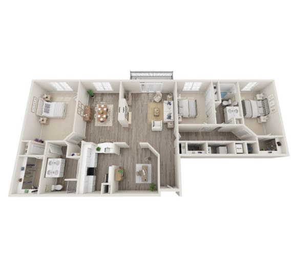 3 bedroom floor plan