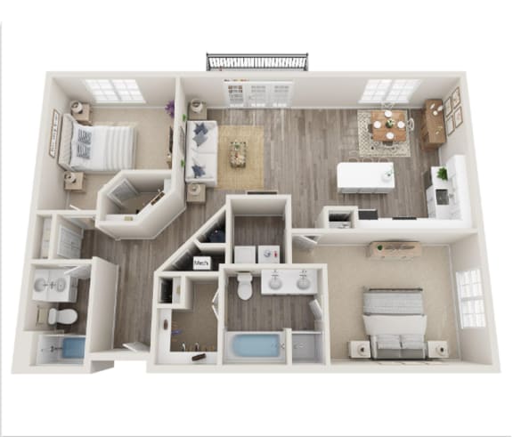 Floor Plan  2 bedroom floor plan