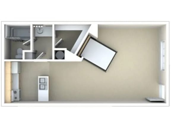 Floor Plan  a room with a sink and a mirror