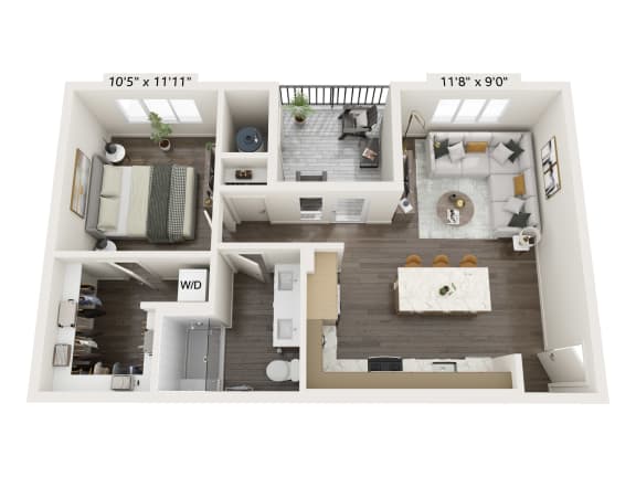 a 2400 sq ft floor plan  studio