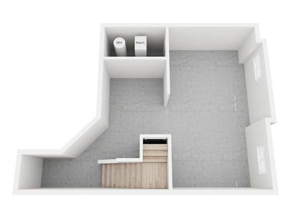 A white room with a bed and a cabinet.