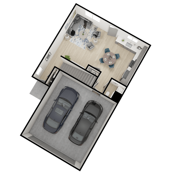 Timberline Floor 1 Floorplan at Fossil Cove, Utah