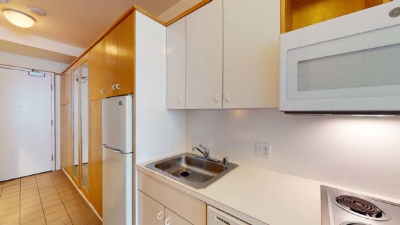 a kitchen or kitchenette at amphora resort luxury private apts