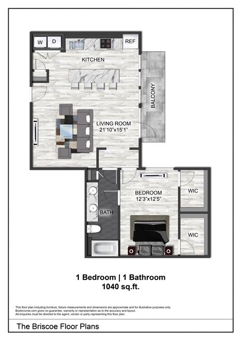 The Mahogany Floorplan