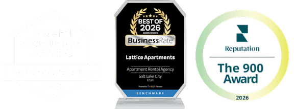 Three awards are displayed, including the Grace Hill Excellence Awards, the 2026 Best of Business Rate, and the Reputation The 900 Award.