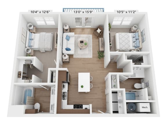 Floor Plan  Rose