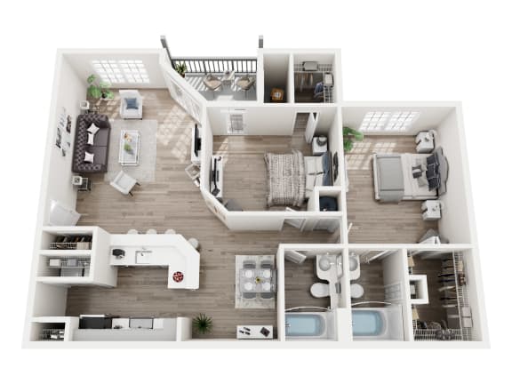 Floor Plan  a 1 bedroom floor plan  395
