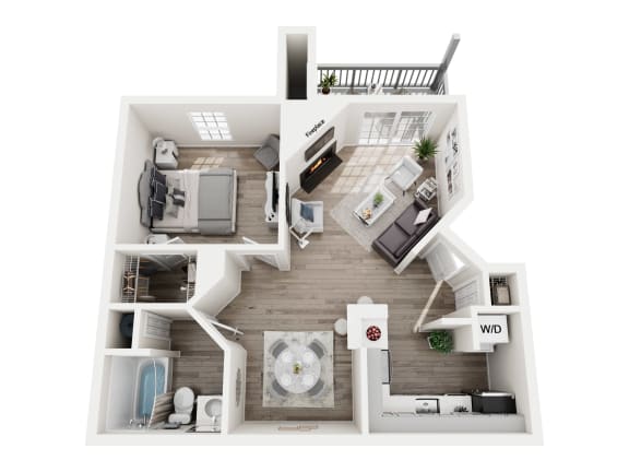Floor Plan  a 3 bedroom floor plan with a bathroom and a living room