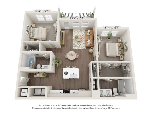 a 1 bedroom floor plan  summit  503 sq ft