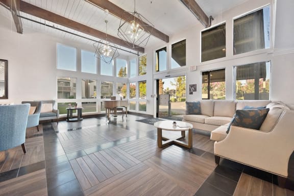 the preserve at ballantyne commons community living room at Citrus Heights Apartments, California, 95621