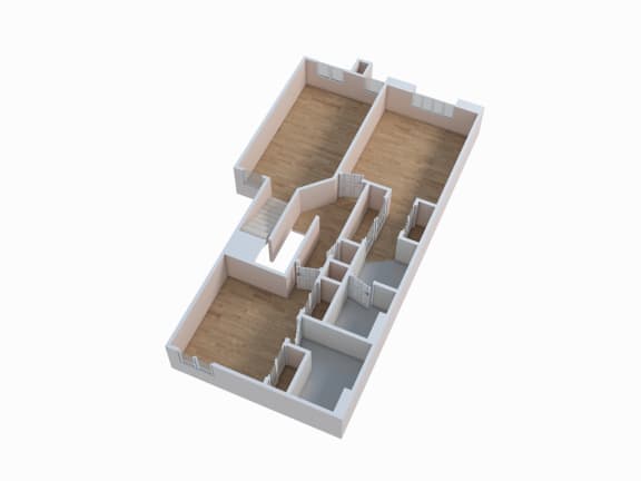 Floor Plan  a floor plan of a small house