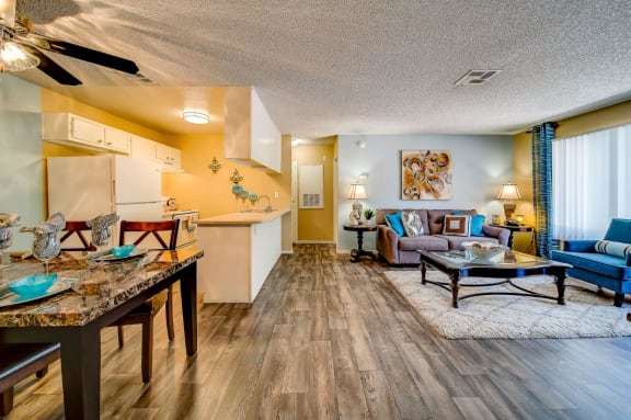 Wood Inspired Plank Flooring at Playa Vista Apartments, Pacifica SD Management, Las Vegas, NV, 89110