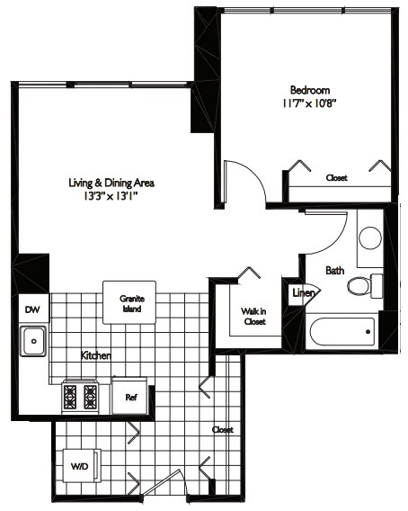 Tides | 1 Bedroom | 1 Bath |05/07 Tides at Shoreham and Tides, Chicago, IL