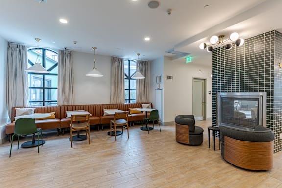 Renovated Clubhouse at 15 Bank Apartments in White Plains, NY 10606