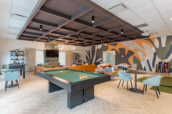 Billiards at 15 Bank Apartments in White Plains, NY 10606
