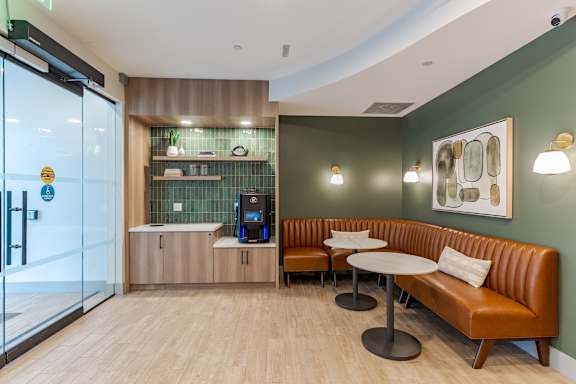 Coffee Bar at 15 Bank Apartments in White Plains, NY 10606