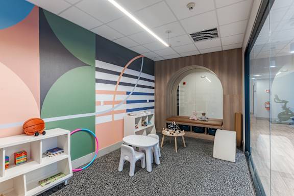 Child Play Area at 15 Bank Apartments in White Plains, NY 10606