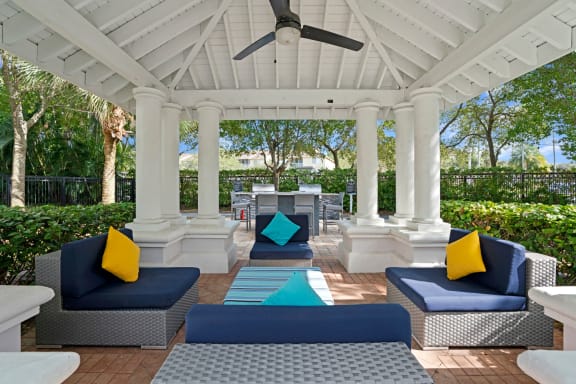 Outdoor Lounge at Verona at Boynton Beach, Florida