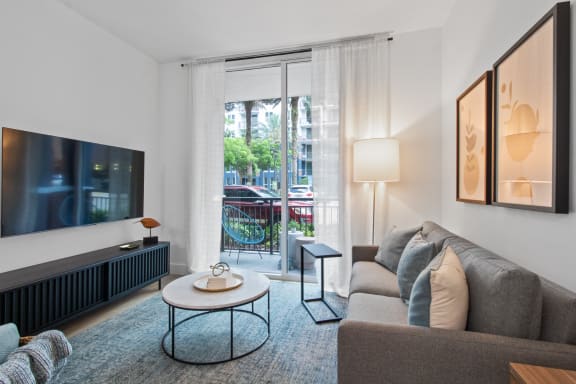 Plenty of Natural Light in Living Spaces at One Plantation in Plantation, FL 33324