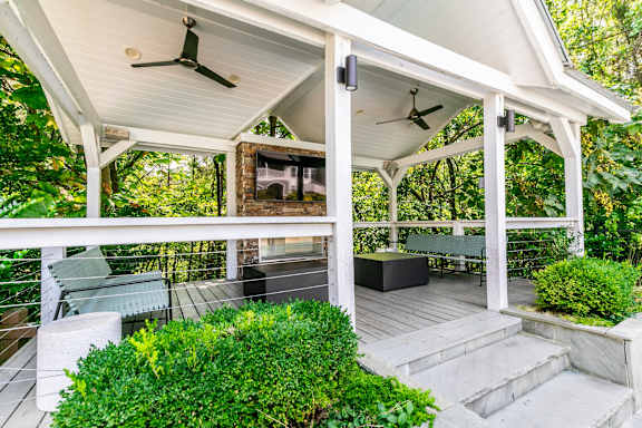 Covered Patio at Willowest in Vinings, Georgia