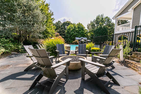 Outdoor Firepit at Willowest in Vinings, Georgia, 30339