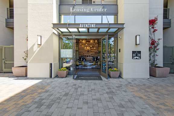 Leasing Center Entrance at Aventine Apartments in Hercules, CA 94547