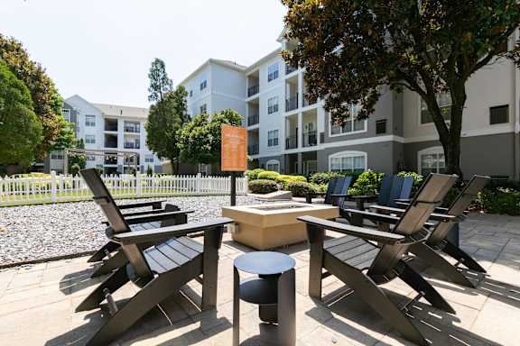 Outdoor Firepit at Willowest in Lindbergh in Atlanta, GA 30324
