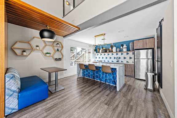 Community Kitchen in the Clubhouse at Veranda La Mesa in La Mesa, CA 91942