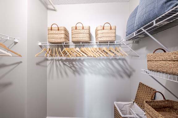 Spacious Closets at 15 Bank Apartments in White Plains, NY 10606