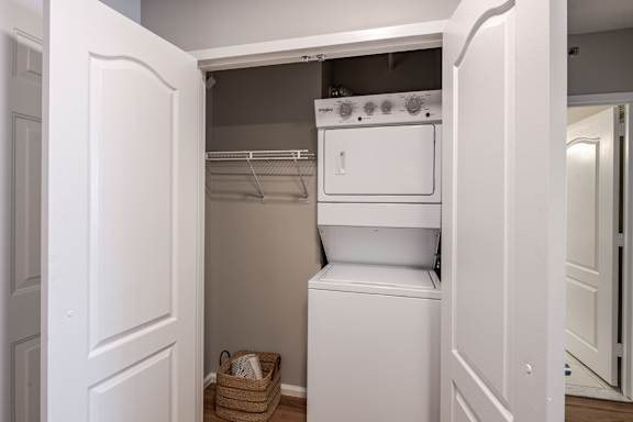 In-Unit washer and dryer at 15 Bank Apartments in White Plains, NY 10606