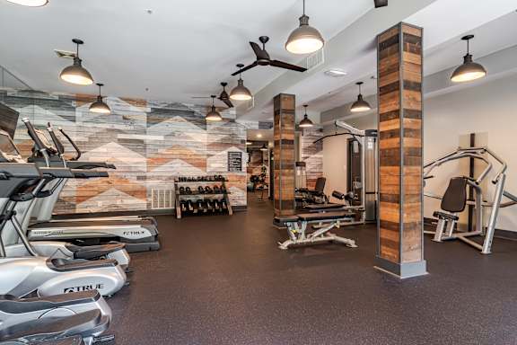 Fitness Center at Willowest in Vinings Apartments in Atlanta, GA 30339