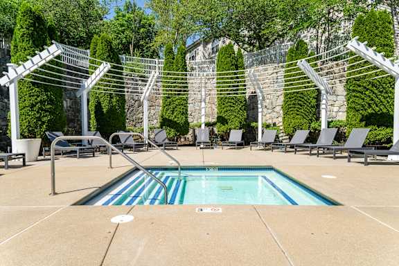 Outdoor Spa at The Residences at Stevens Pond in Saugus, MA 01906