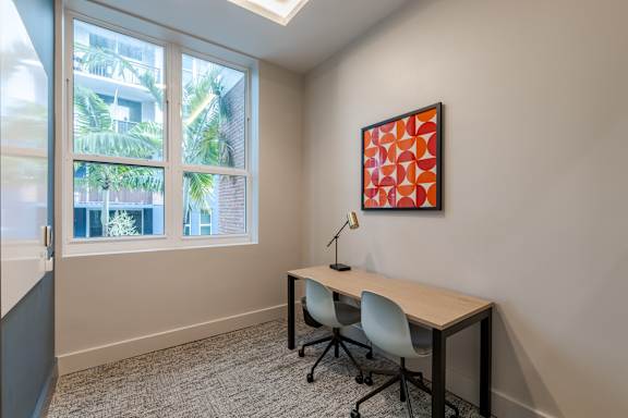 Updated Remote Work Space at One Plantation Apartments in Plantation, FL 33324