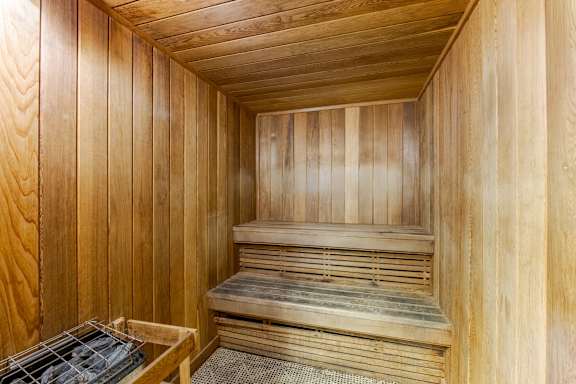 Sauna at One Plantation Apartments in Plantation, FL 33324