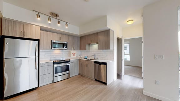 Open Concept Kitchen at Olive DTLA, Los Angeles